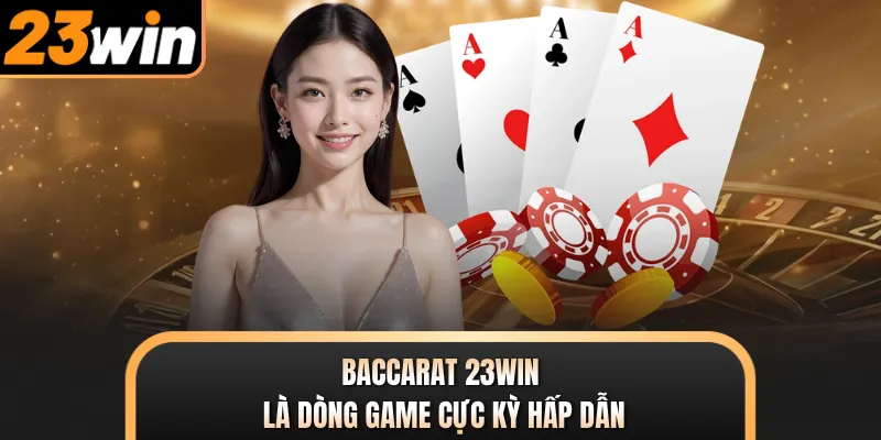 Baccarat 23WIN là dòng game cực kỳ hấp dẫn