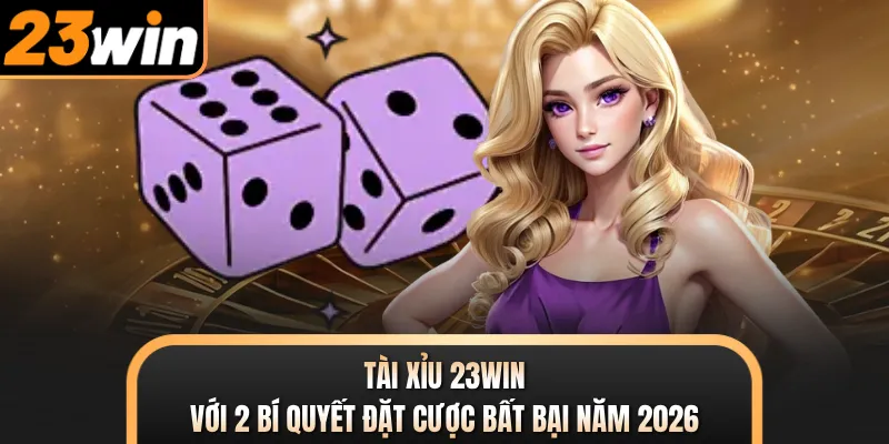 Tài Xỉu 23WIN Với 2 Bí Quyết Đặt Cược Bất Bại Năm 2026